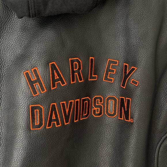 Harley Davidson 3 in 1 leather motorcycle jacket large NWT women's - Picture 9 of 14